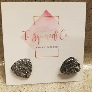NeW!  Gunmetal earrings